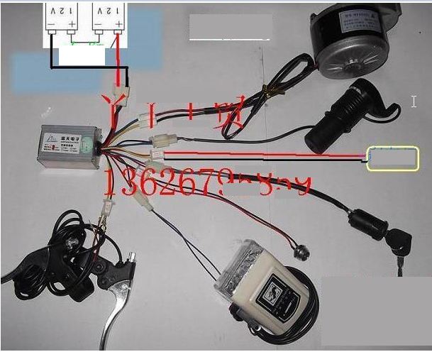 24V 500W ตัวควบคุม DC motor ชนิดมีแปรงถ่าน